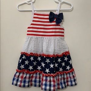Beautiful Red white and blue dress